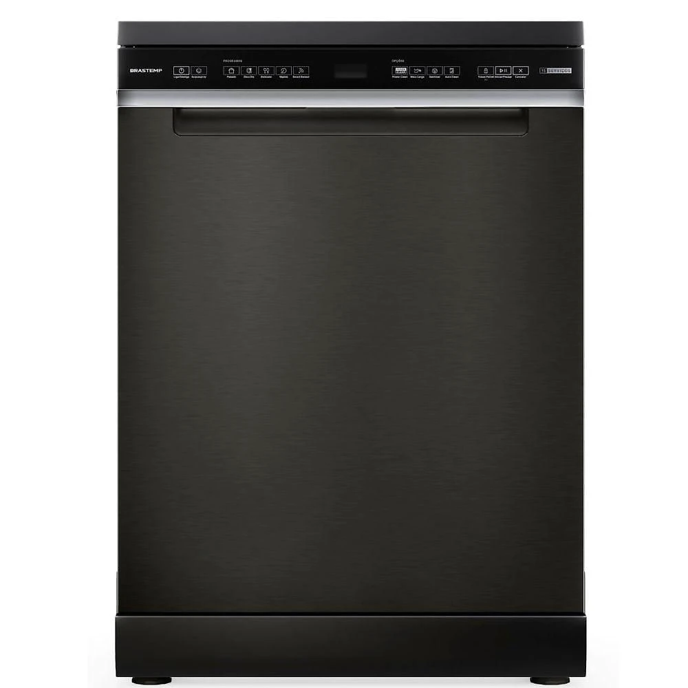 Lava Louças Brastemp Eclipse 15 Serviços Power Clean Preta BLF62APBNA 220V