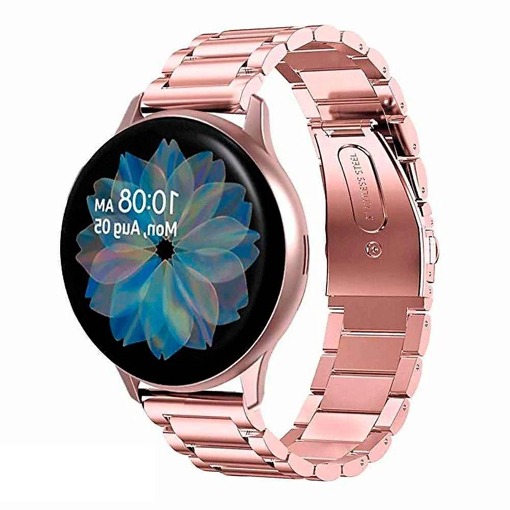 Pulseira Relogio Smartwatch 3 Elos Smartband Aço Inox
