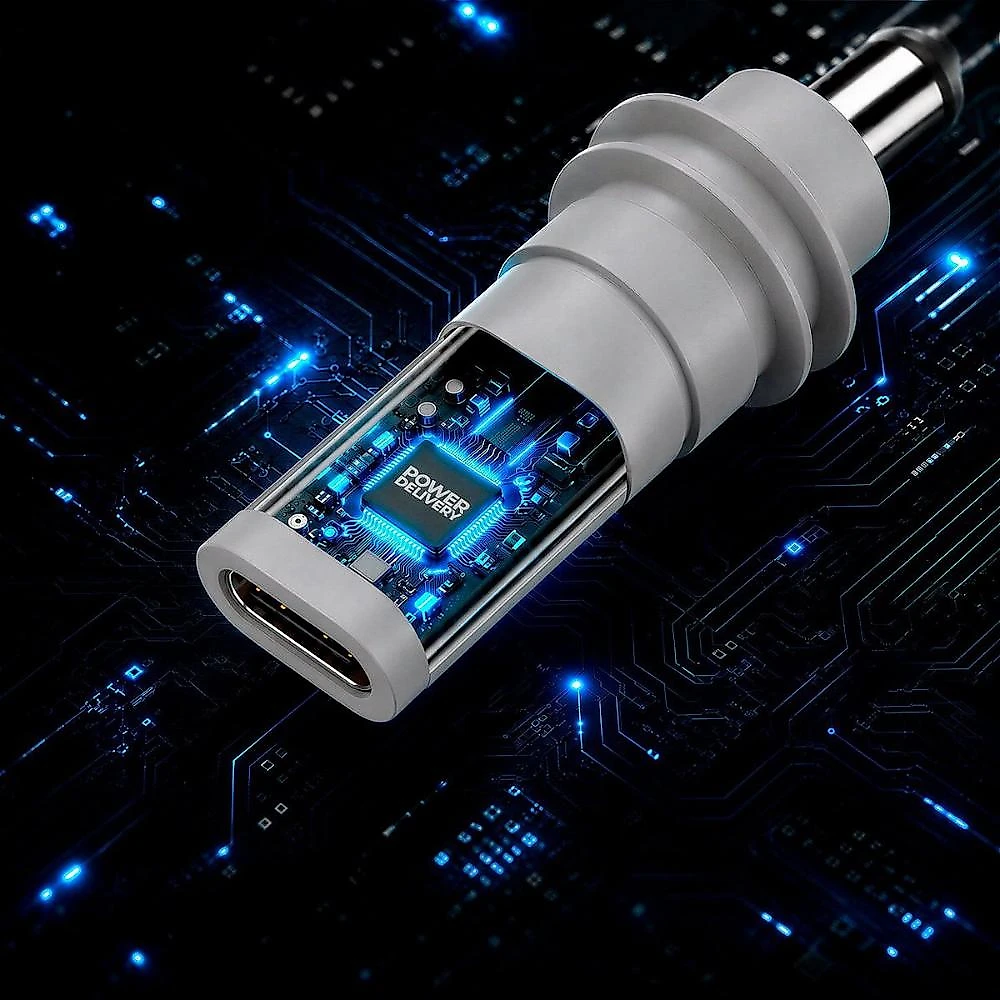 Kit Adaptador USB-C para Starlink Conector 5.5mm + Cabo Dual Tech Tipo C / USB-C - Gshield