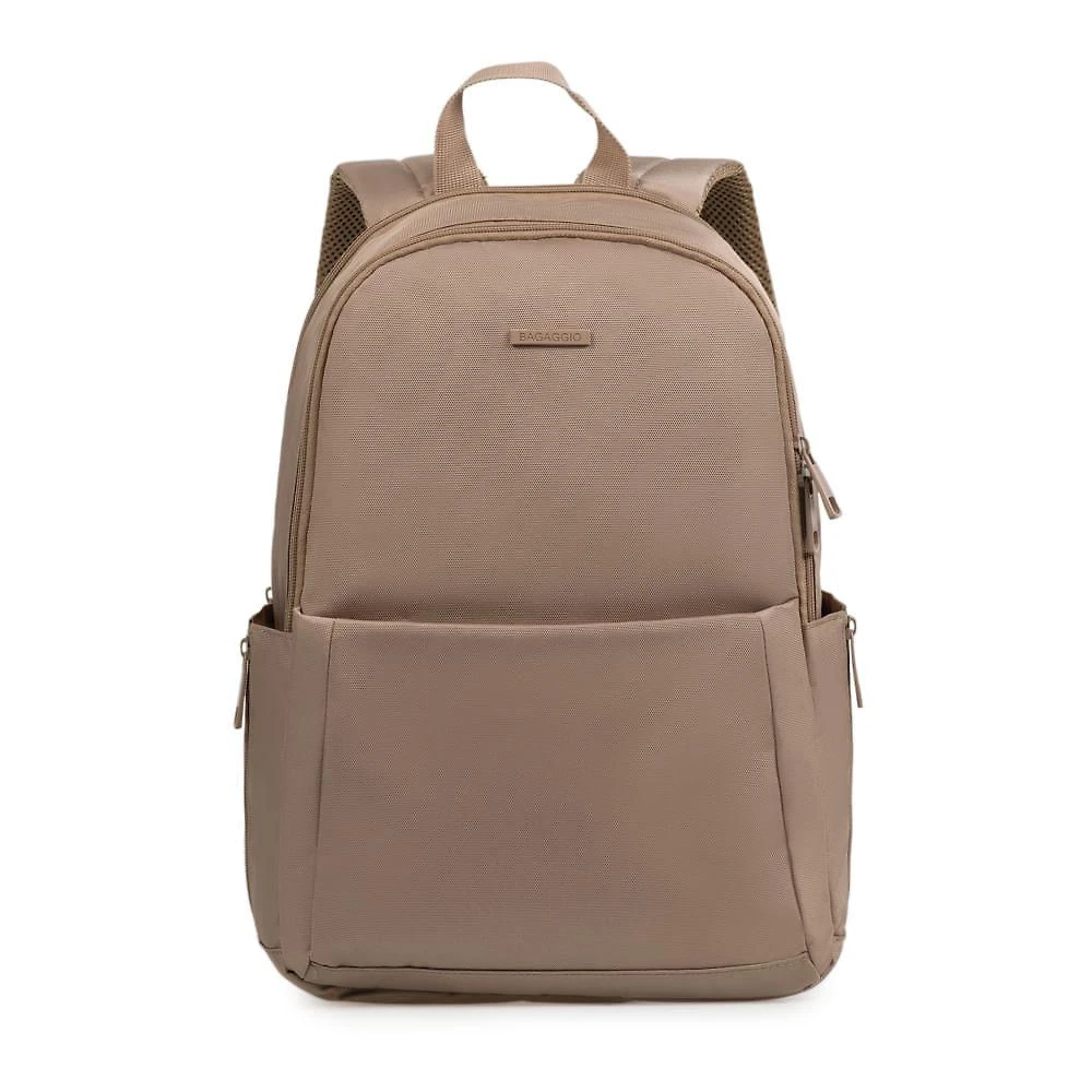 Miniatura Mochila Feminina Executiva Para Notebook Versatille Marrom Marrom