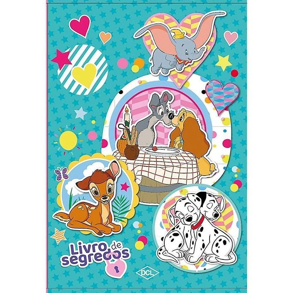 Diário Disney Livro de Segredos com Cadeado Editora DCL