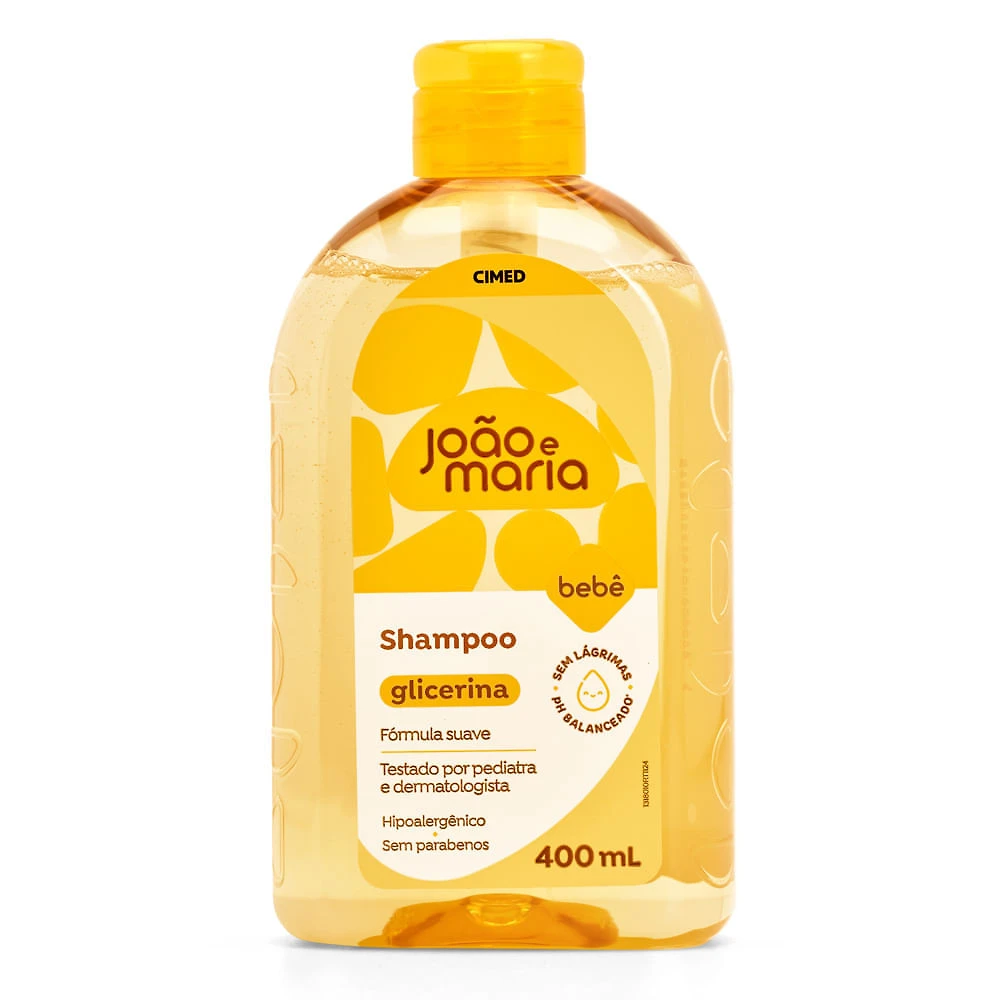 Shampoo Bebê João e Maria Glicerina 400ml