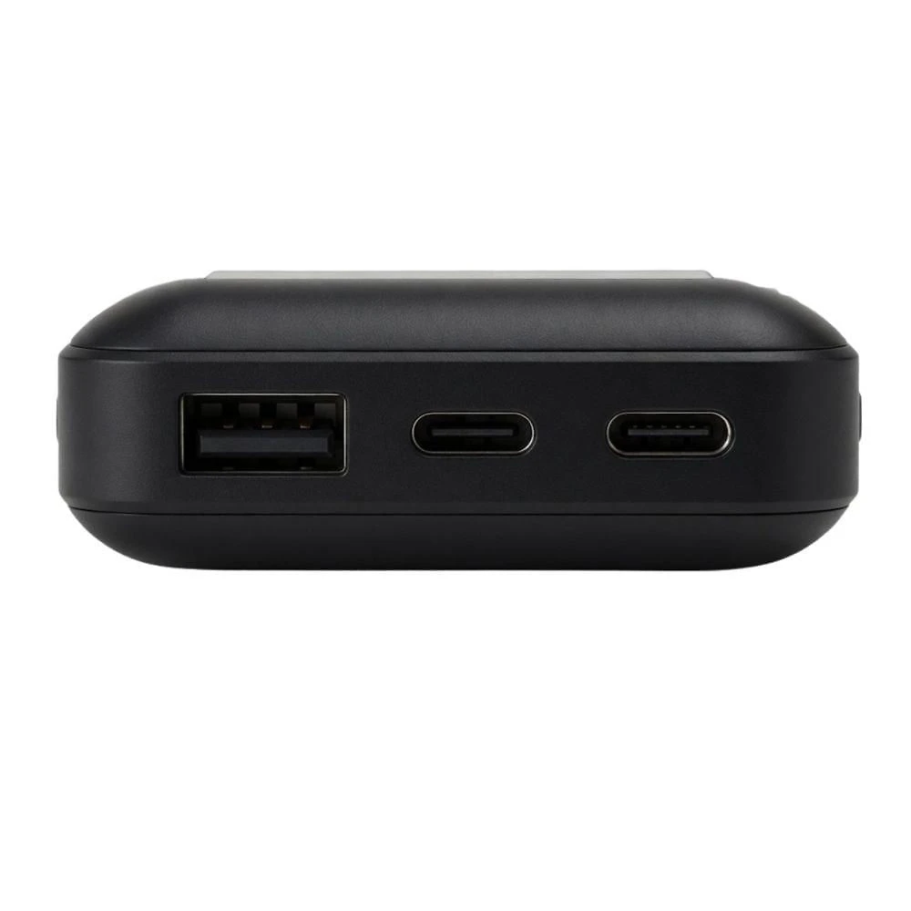 Power Bank MDM com Display LED Indicador Digital de Carga USB-A e USB-C Preto