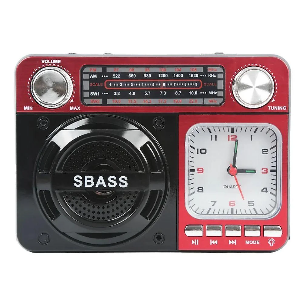 Rádio Portátil Kapbom KA-136 com Bluetooth 3W RMS Bivolt Preto