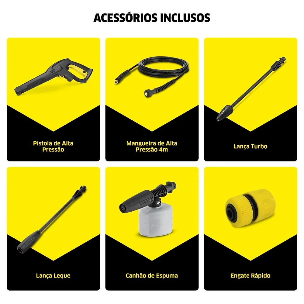 Lavadora de Alta Pressão Kärcher Acqua Jet 1830PSI 1500W 110V