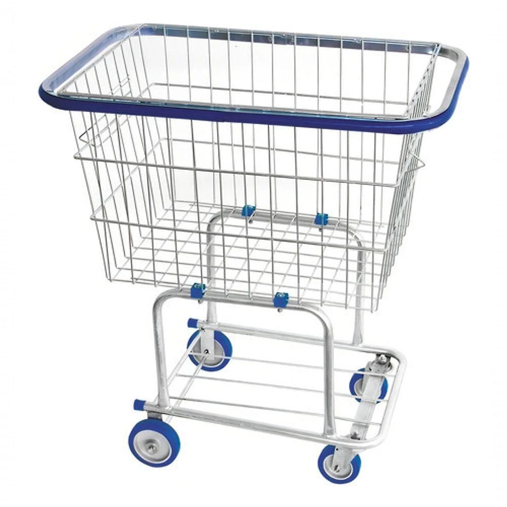 Carrinho de Condomínio para Compras 140L em Aço Carbono Galvanizado Resistente Higipack