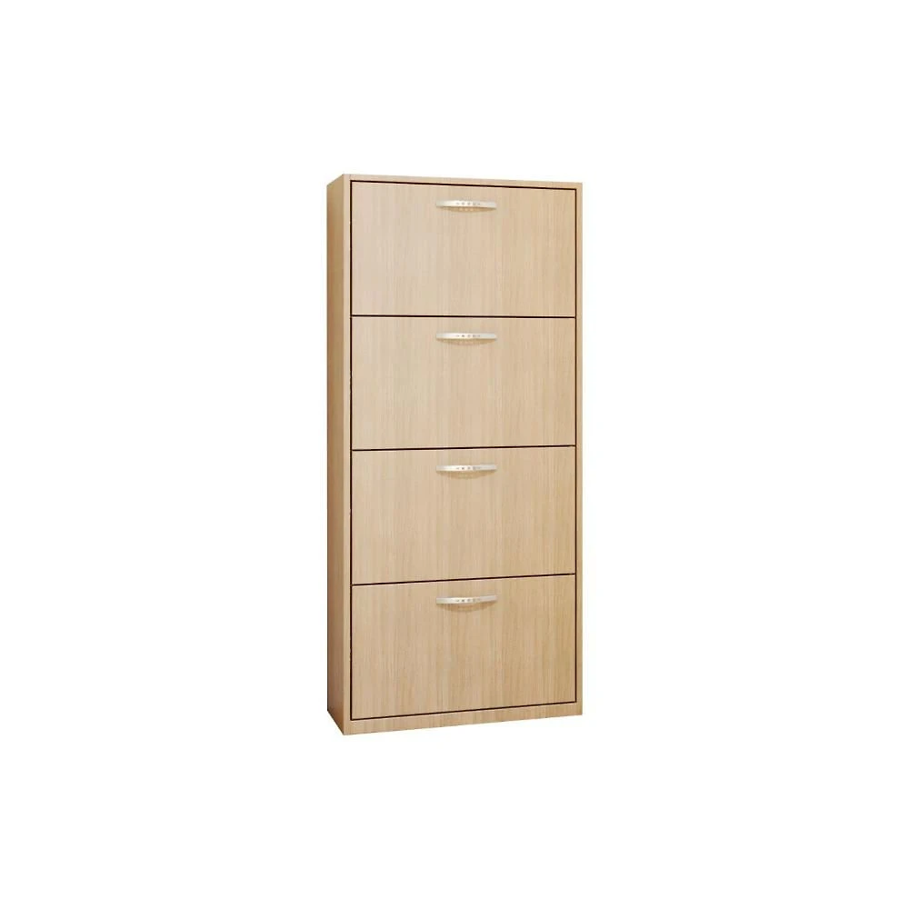 Miniatura Sapateira Compacta Canela 4 Portas 148cm X 25cm X 68.5 Cm Canela