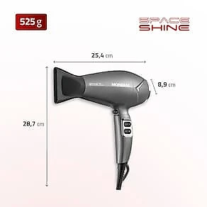 Secador de Cabelos Mondial Space Shine SC-20 2000W – Cinza 110V