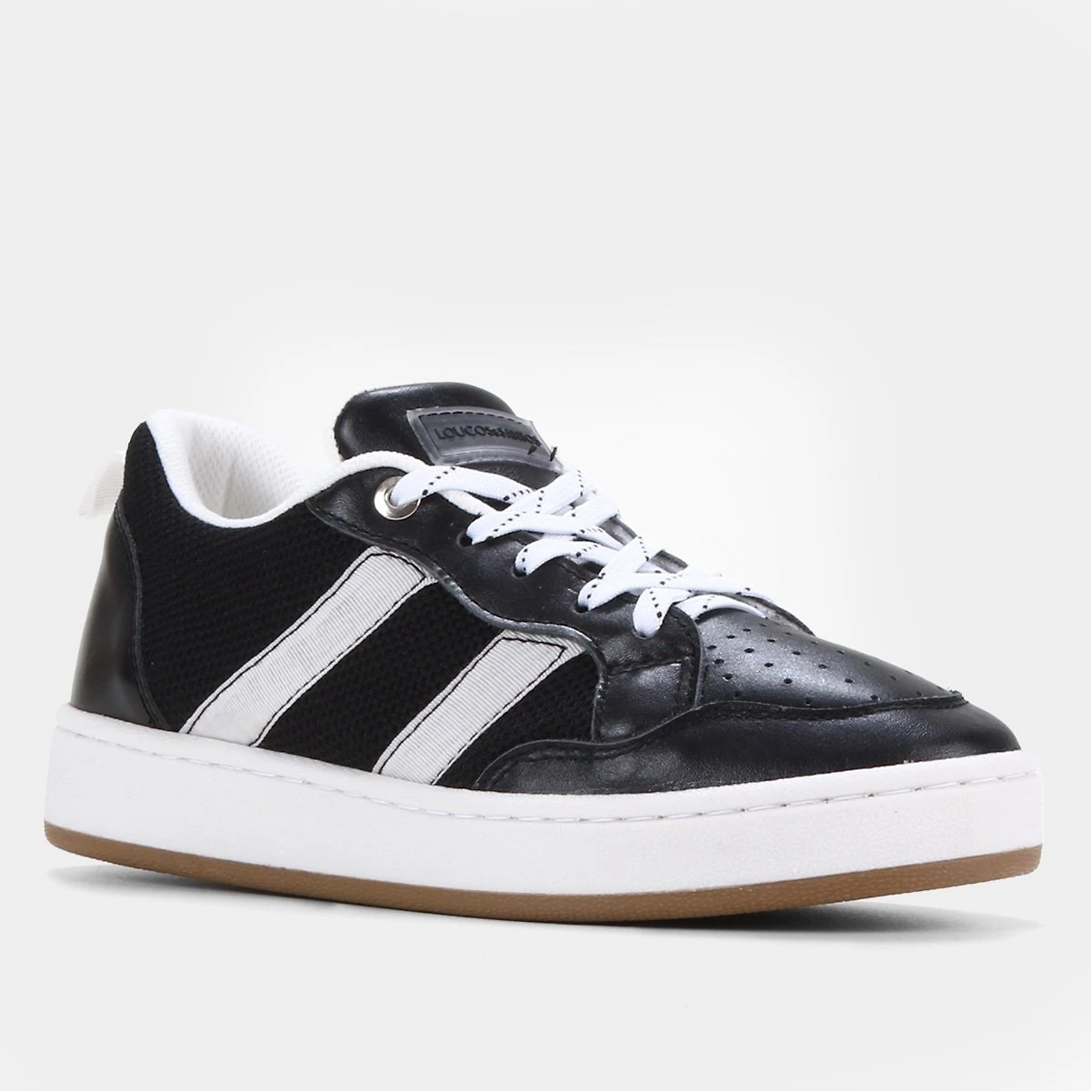 Miniatura Tênis Loucos & Santos Casual Feminino Preto - 34