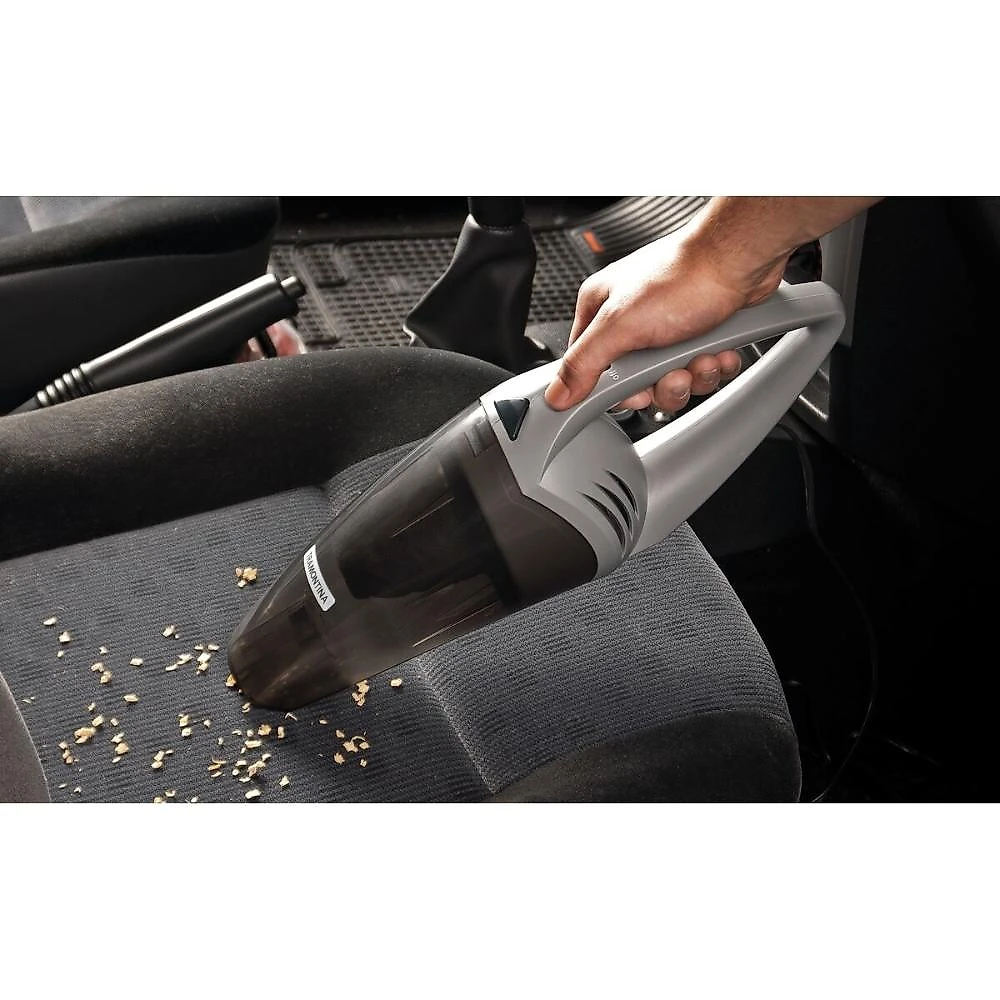 Aspirador de pó portátil para carros 70w 12v tramontina com escova e bocal