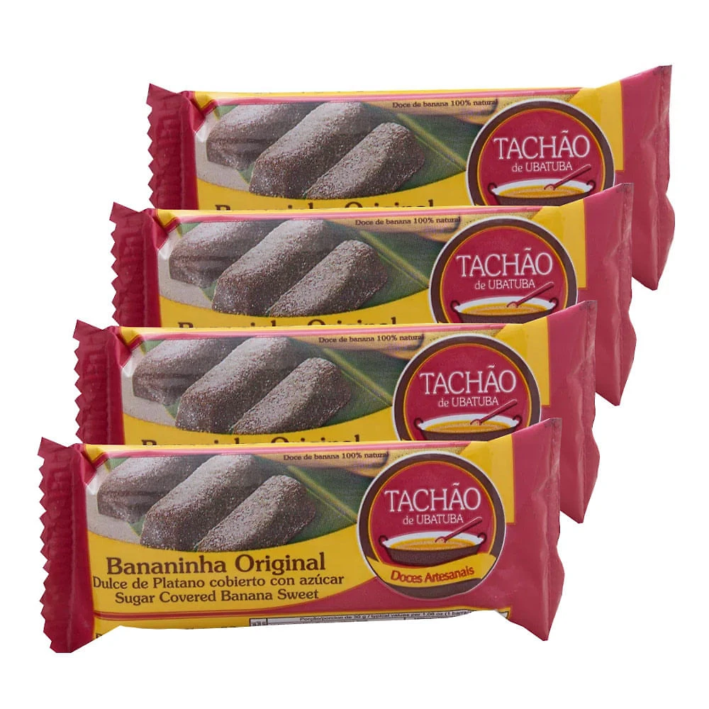 Doce Tachão Bananinha Original 30g | Kit com quatro unidades