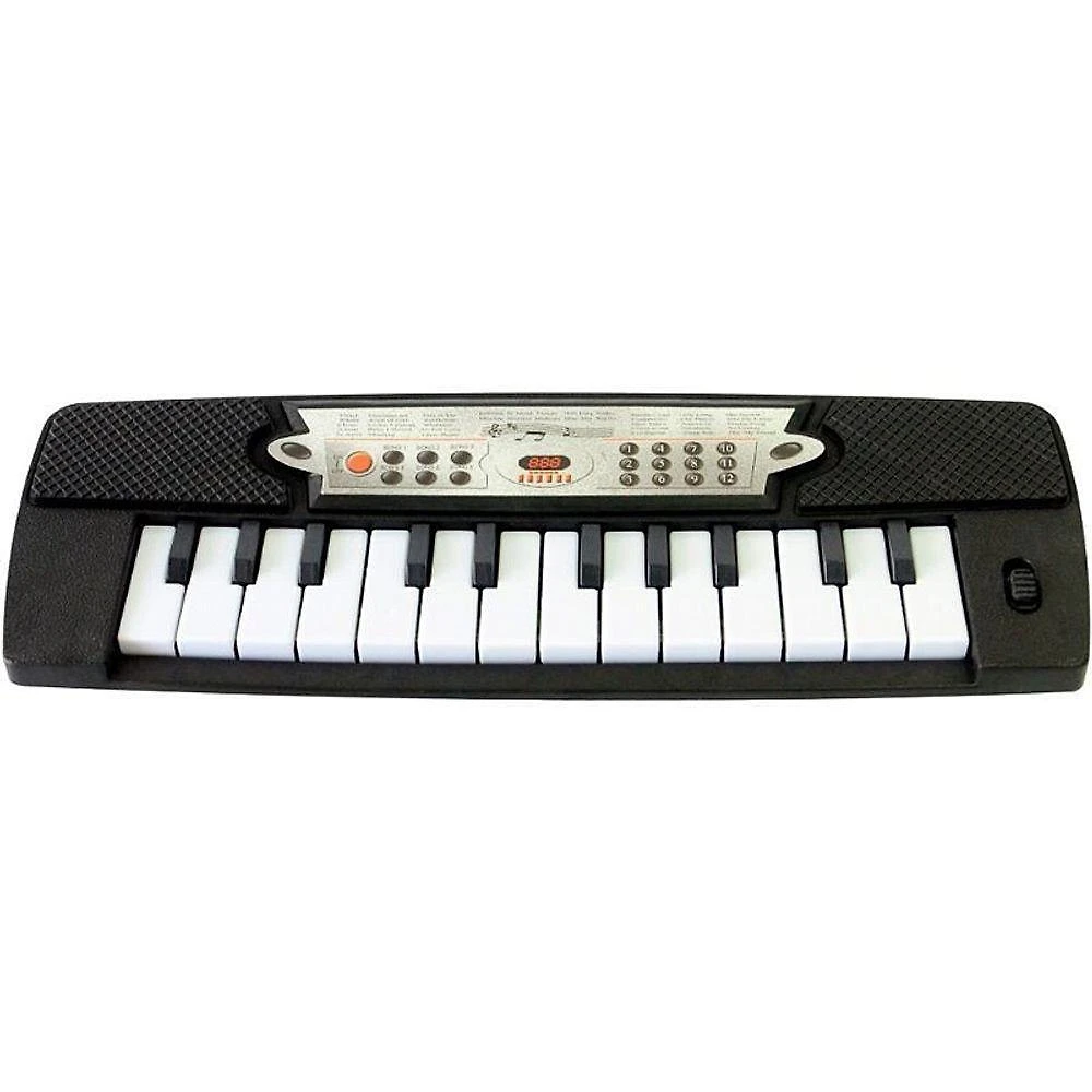 Teclado Musical Infantil Black 27cm Compacto Preto Art Brink