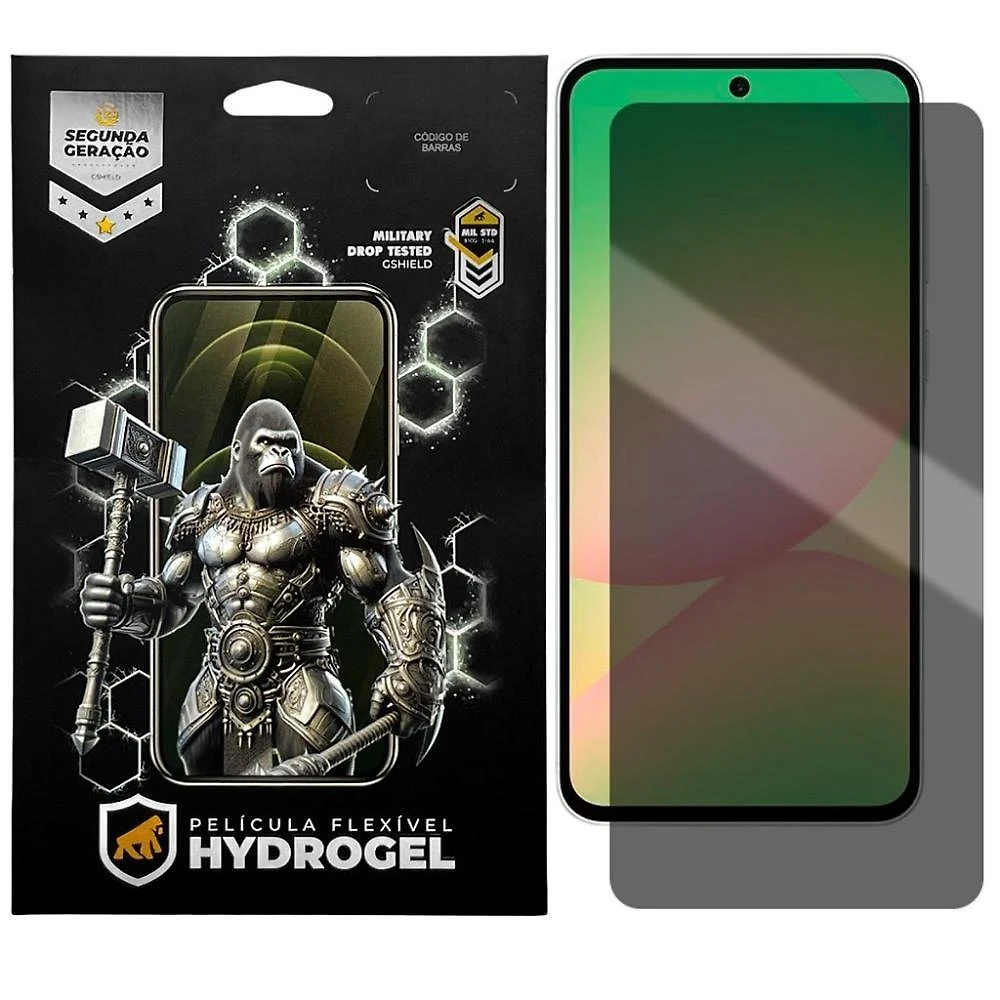 Película de Proteção Gshield para Samsung Galaxy A57 Privacidade Hydrogel em Hidro Nano Pet 1