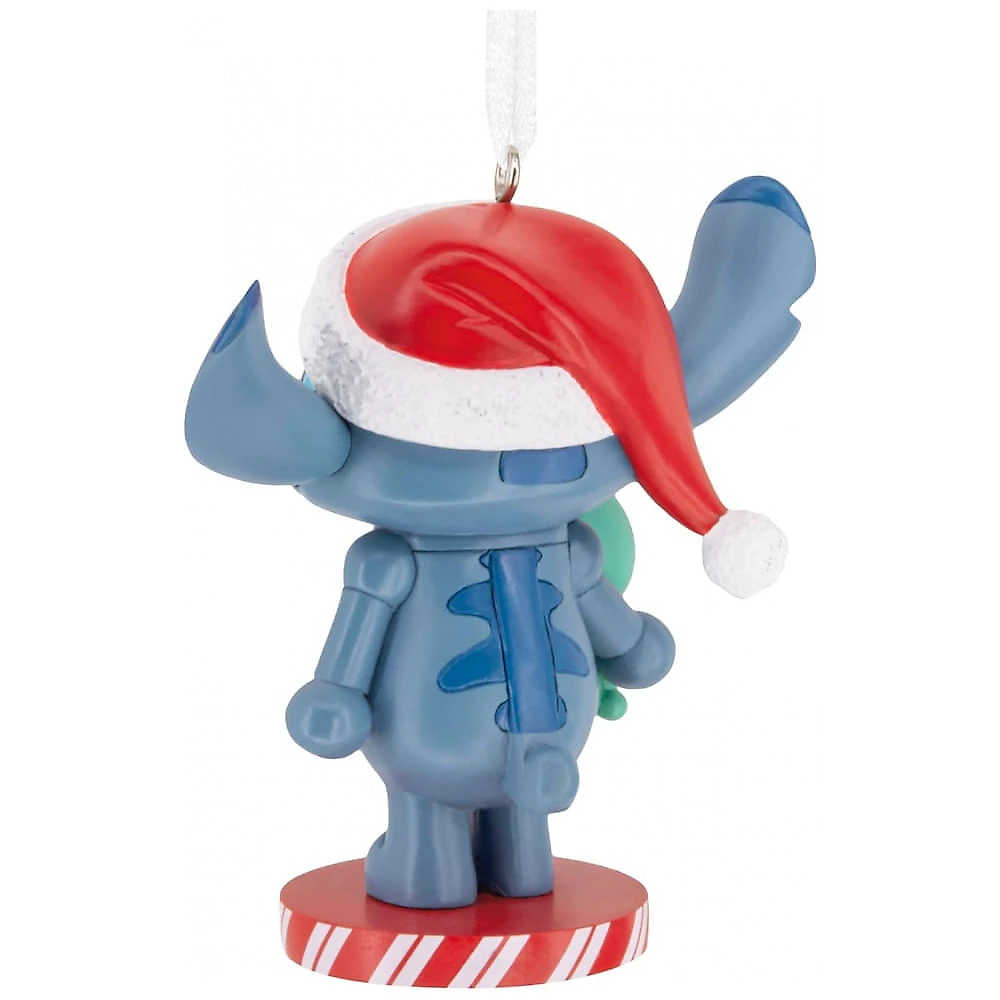 Enfeite Natalino Hallmark Keepsake 2025 Disney Stitch Nutcracker com Boneca Scrump, Resina, 6,4 x 8,3 x 4,4cm