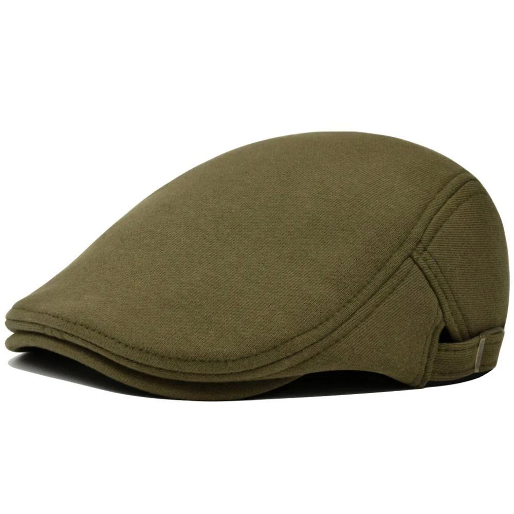 Boina De Algodão Design Basico Liso Casual Unissex Ajustavel Verde