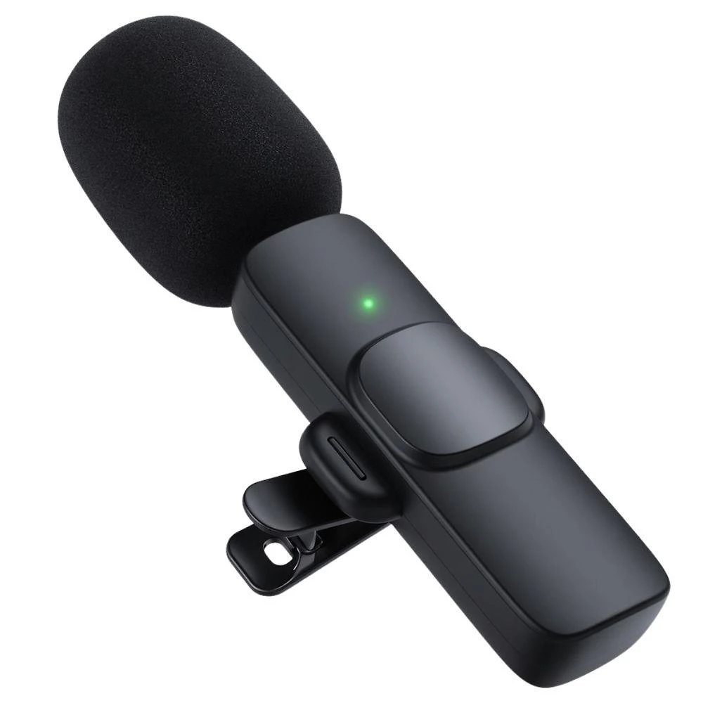 Microfone Wireless Usb C MDM para Entrevistas e Vlogs com Receptor para Celular