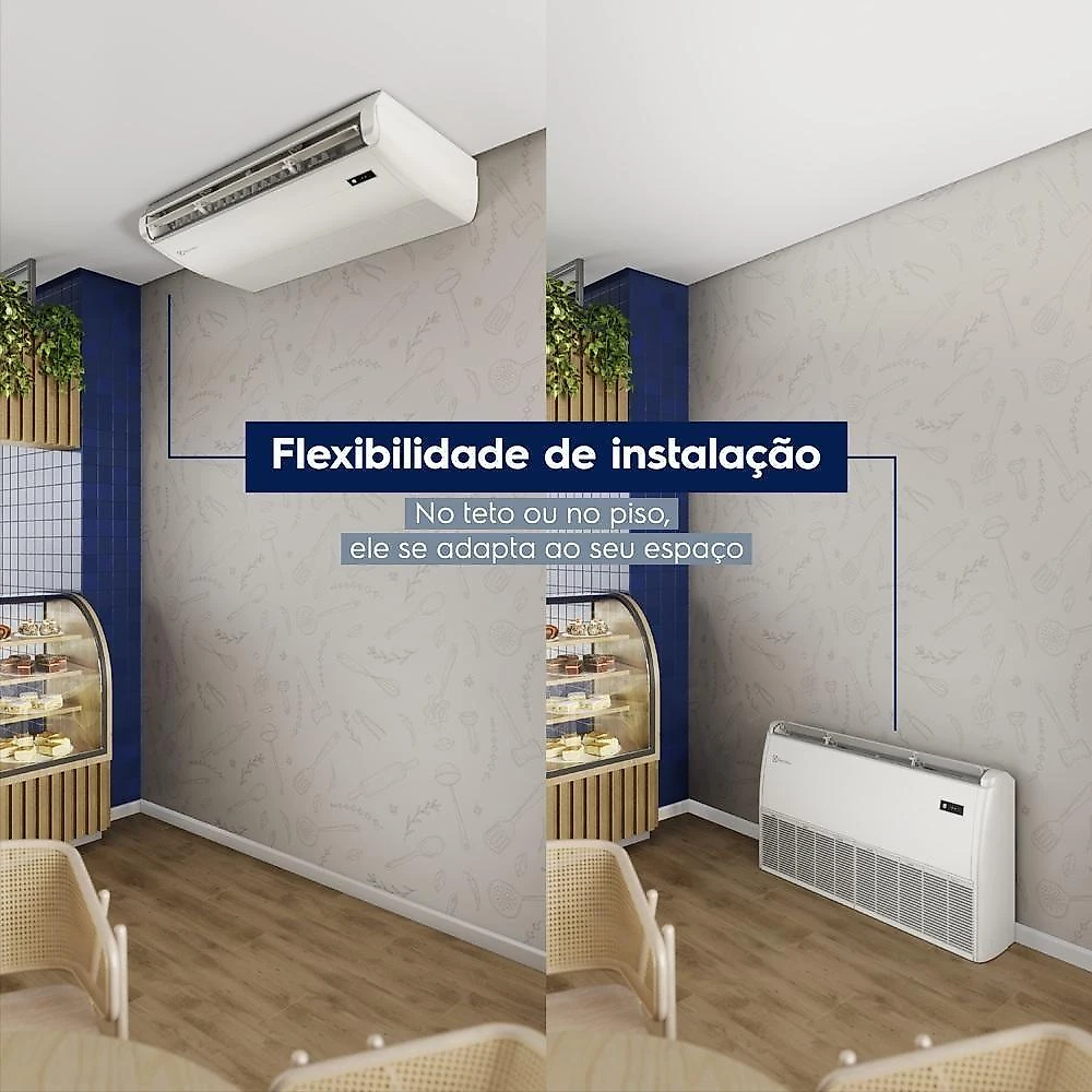 Ar Condicionado Piso Teto Electrolux 36000 BTUS Frio 220V DI36F DE36F