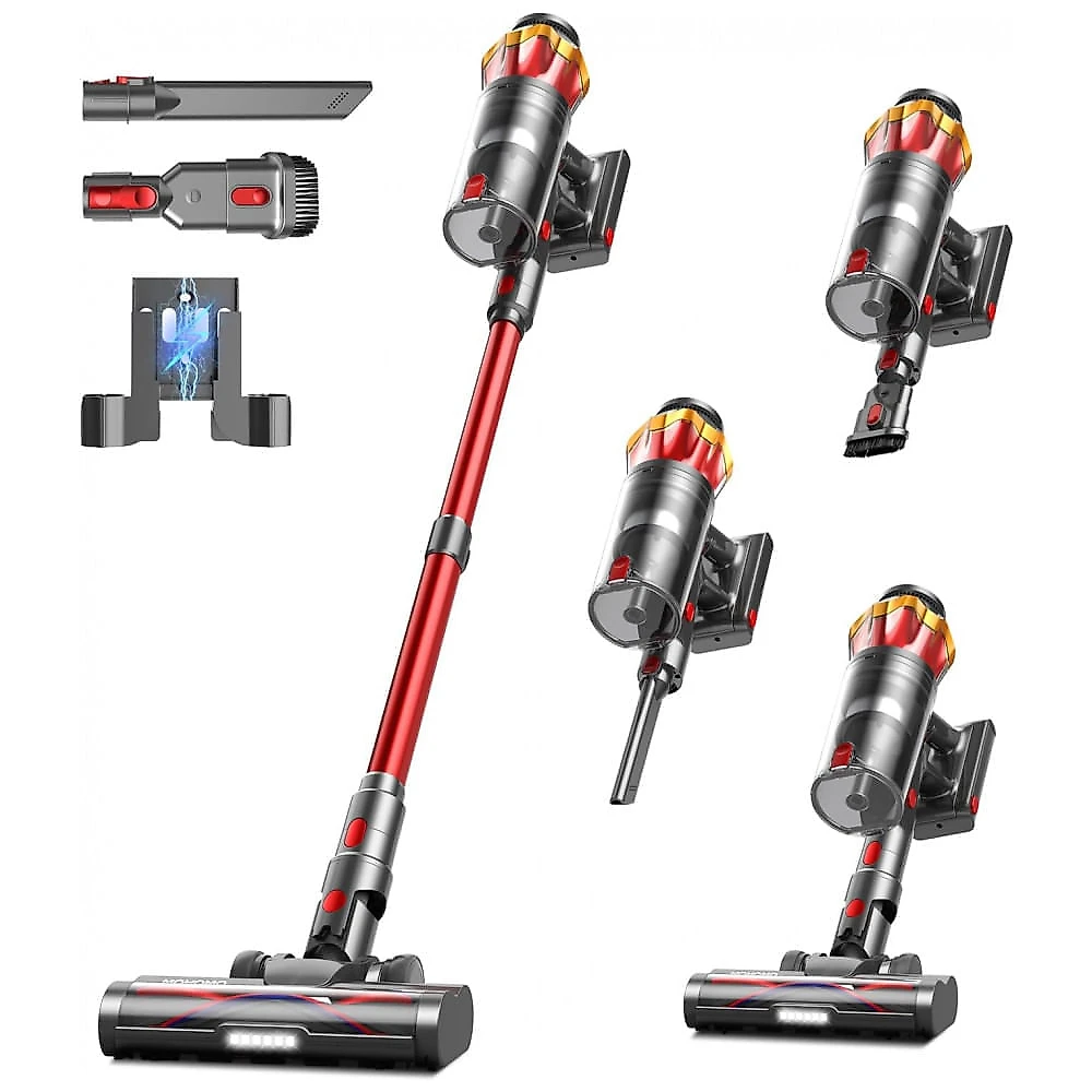 Aspirador de Pó Sem Fio MOHOMO Nova V5, 600W 50KPa 70Min de Limpeza Contínua, Filtro HEPA, Tela OLED Touch, Escova Anti-Emaranhado, Ideal para Pisos e Aspirador de Pó Sem Fio MOHOMO Nova V5, 600W 50KPa 70Min de Limpeza Contínua, Filtro HEPA, Tela OLED Touch, Escova Anti-Emaranhado, Ideal para Pisos