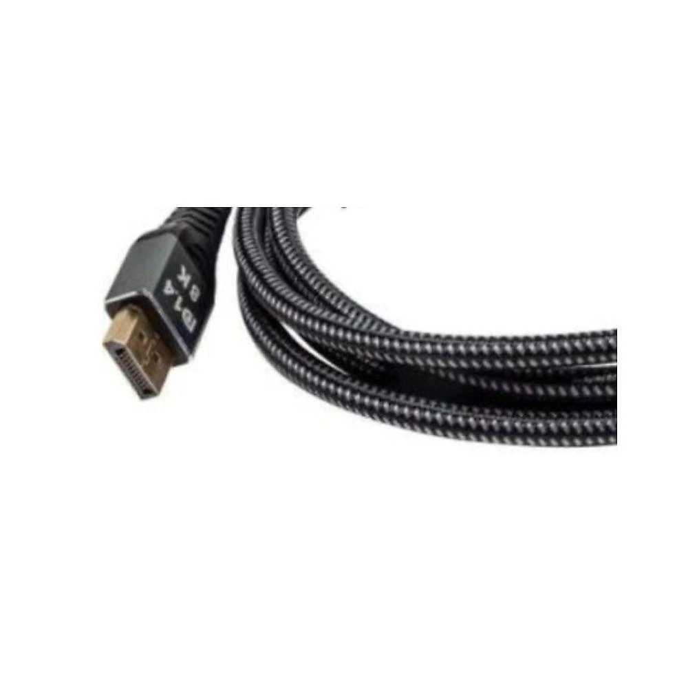 Cabo Displayport Storm Padrão 1.4V com Revestimento em Nylon Preto 5M Fender