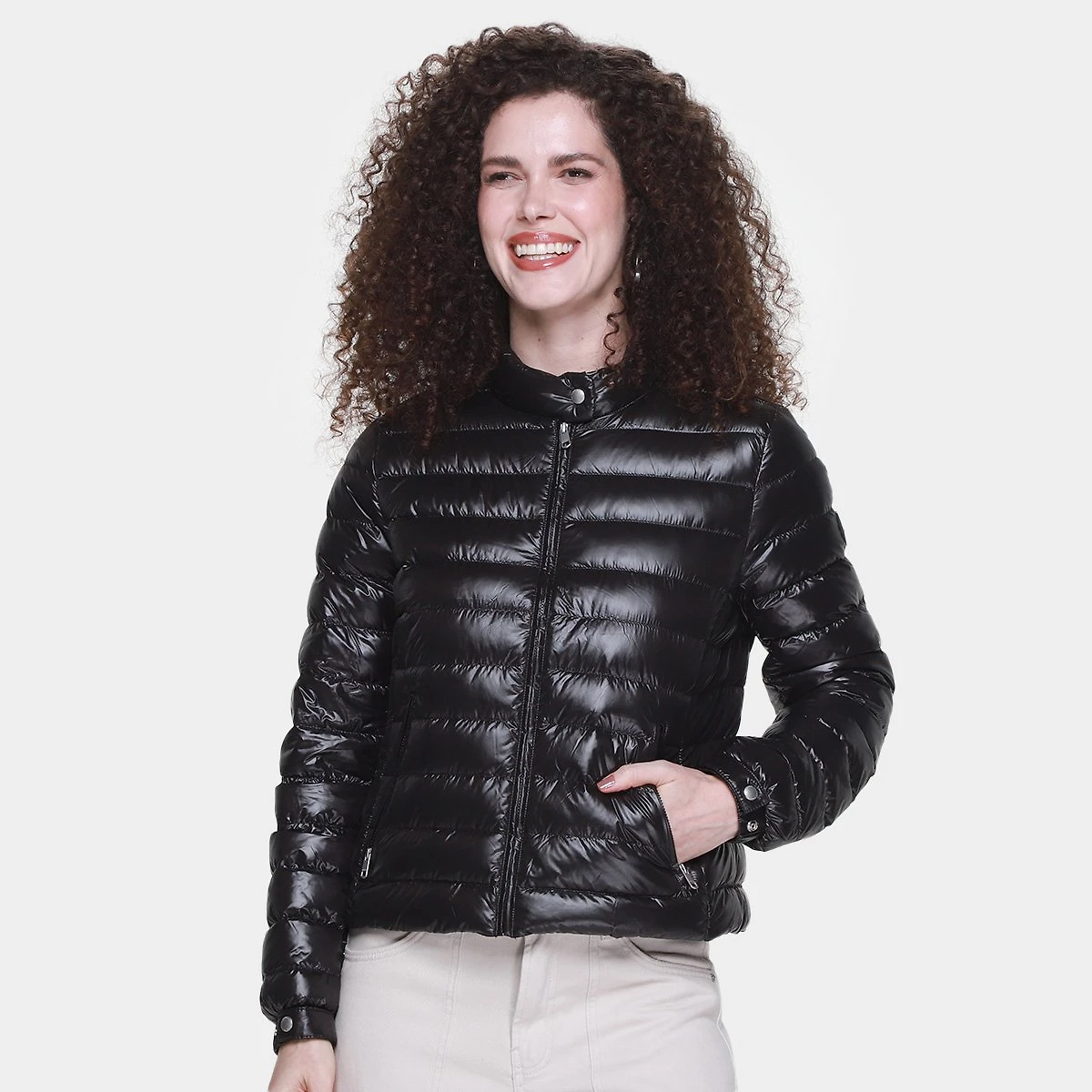 Miniatura Jaqueta Tommy Hilfiger Feminina Preto - G