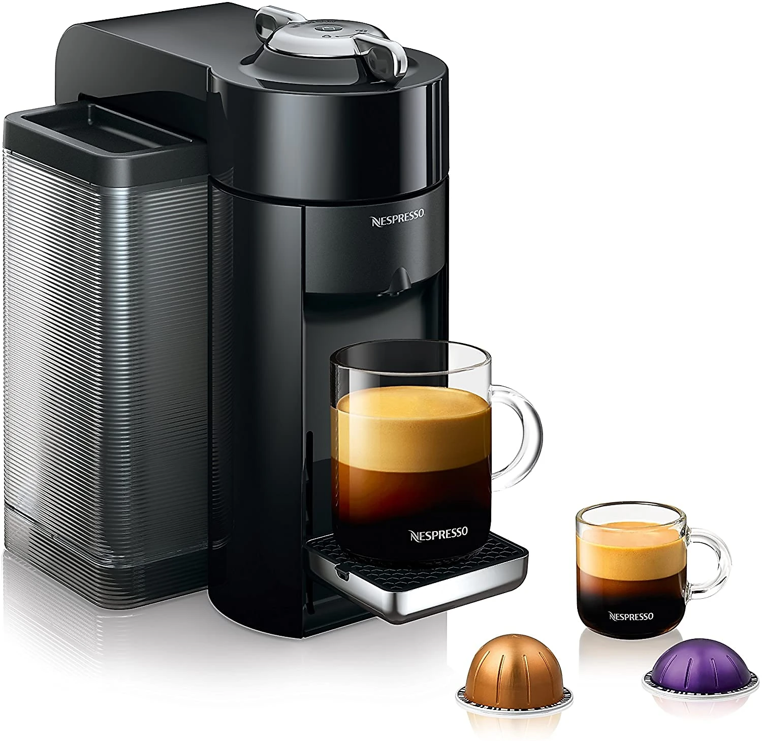 Nespresso Vertuo Evoluo by DeLonghi Máquina de Café Expresso d e 15L 19 Bar Preta