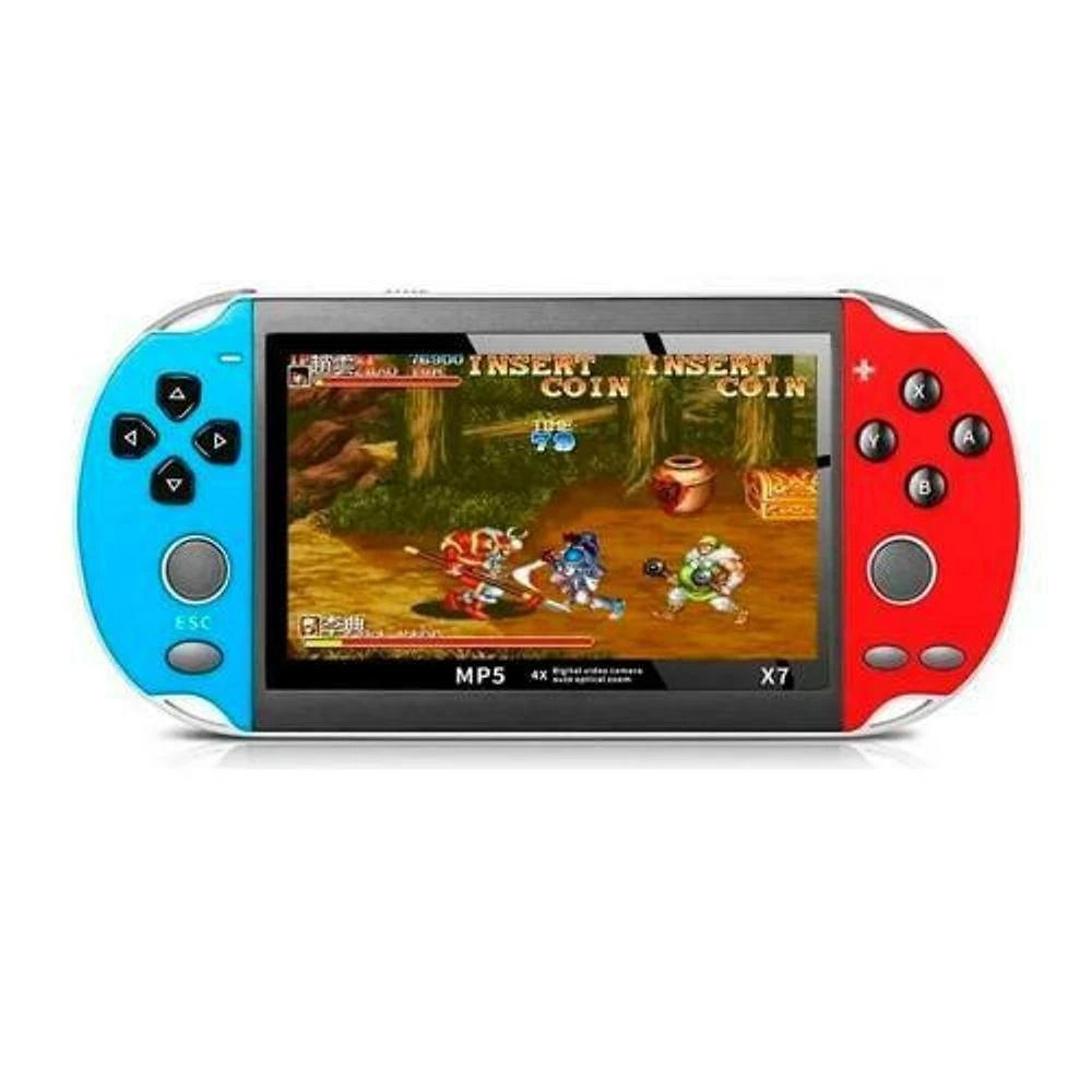 Console Portátil Eony 4.8 Jogos Retrô 8bit e 16bit com Cabo para TV e Fones