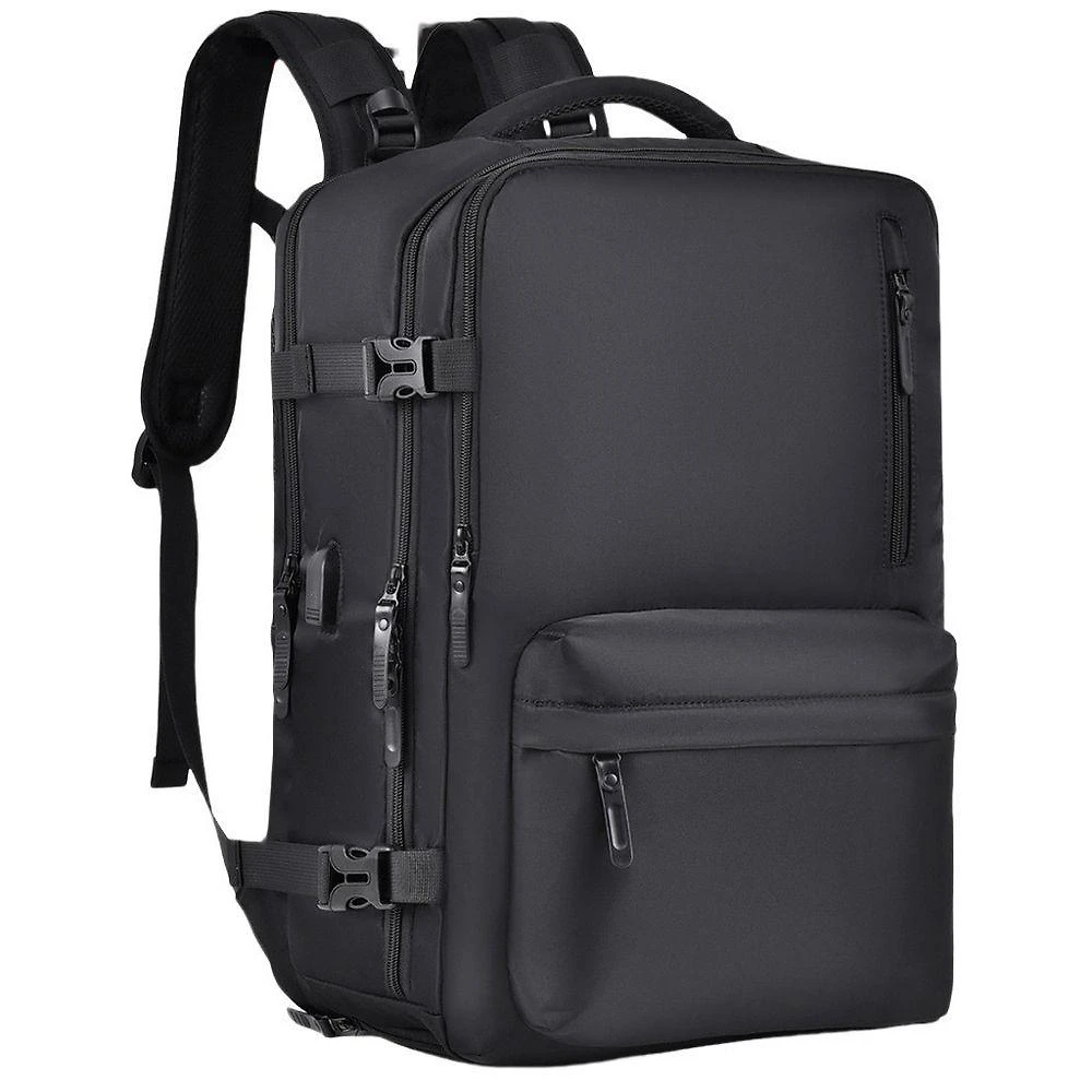 Mochila para Notebook OEM Viral Laptop Viagem Escolar à Prova D'água Náilon 47x31x22 Preto Unissex