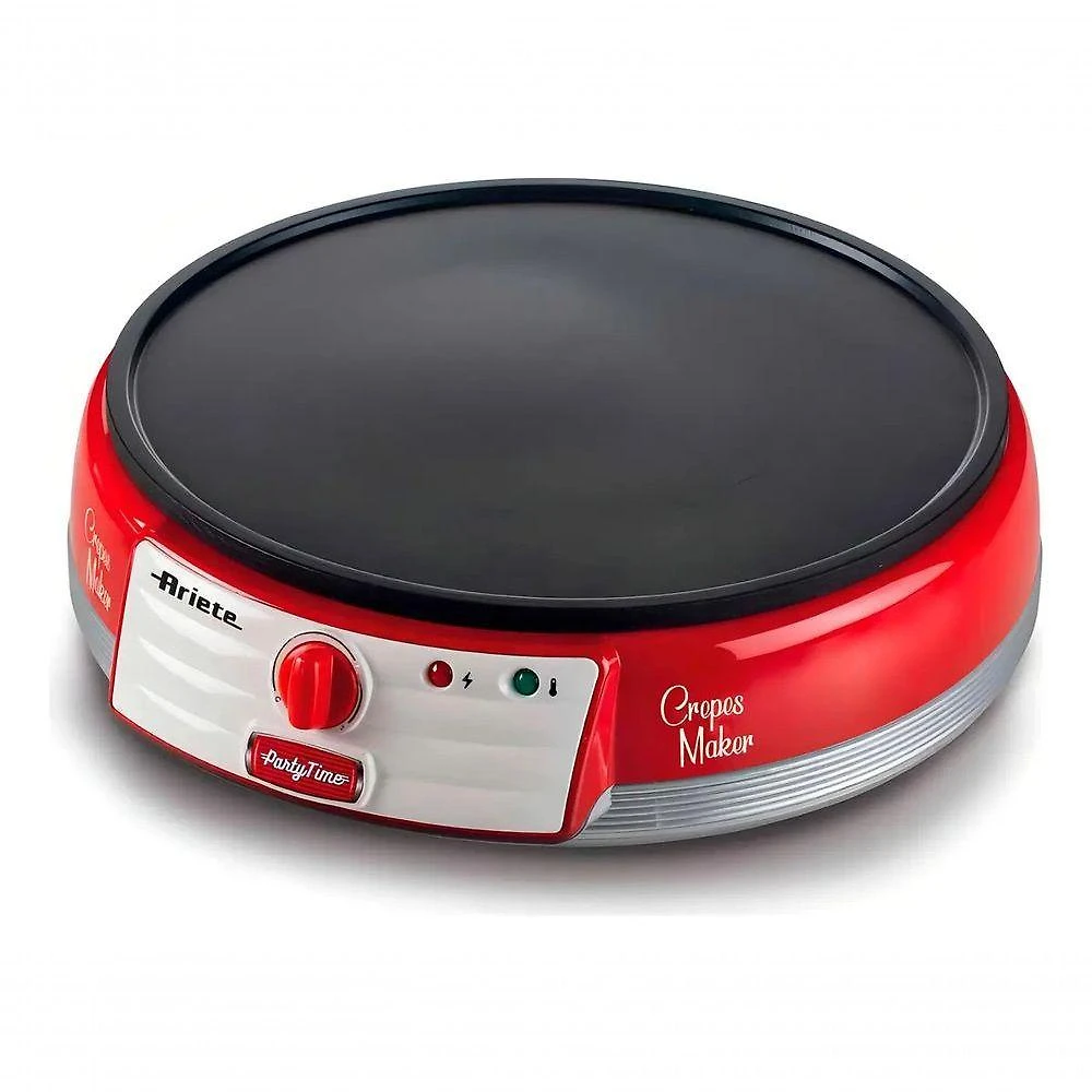 Crepeira Elétrica Ariete Party Time 202 1000W Antiaderente Vermelha 110V