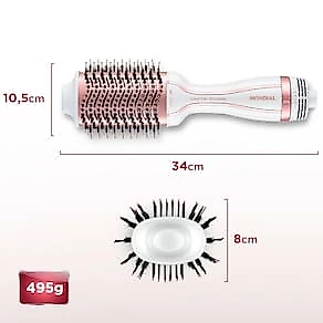 Escova Secadora Mondial ES-50 1200W/1300W - White Rose