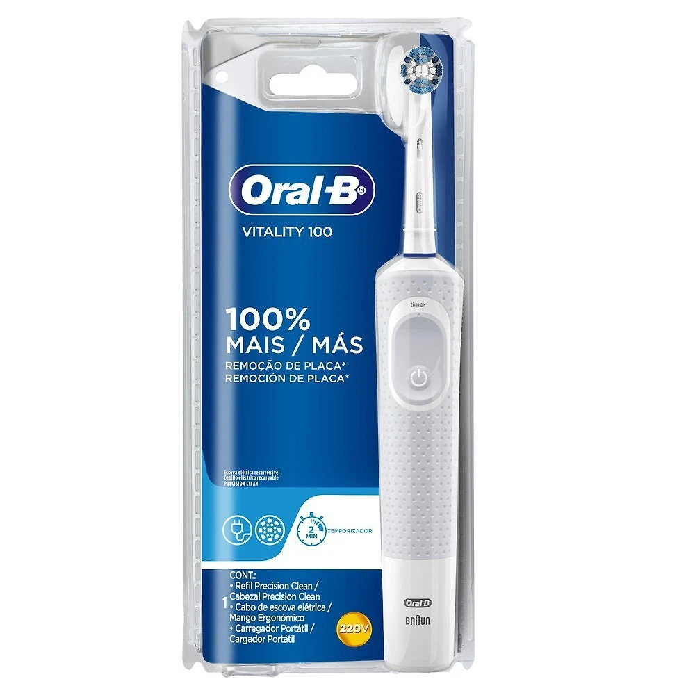 Escova Dental Eletrica Oral-b Vitality 100 Precision Clean 220v