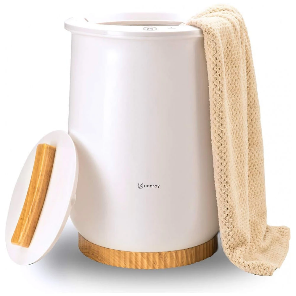 Aquecedor de Toalha Elétrico até 2 Toalhas com Desligamento Automático, 110V, Keenray CL1, Branca Neve