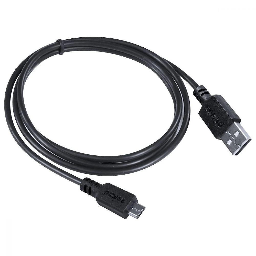 Cabo Para Celular Smartphone Micro Usb Para Usb A 2.0 1 Metro Preto - Pmuap-1