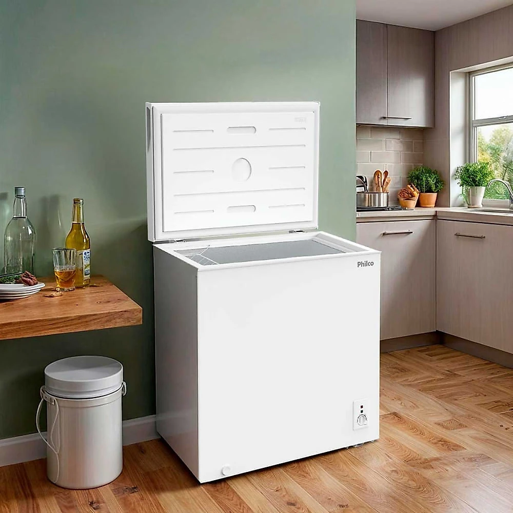 Freezer Horizontal Philco 199L PFH205B Dupla Função Branco - 220V
