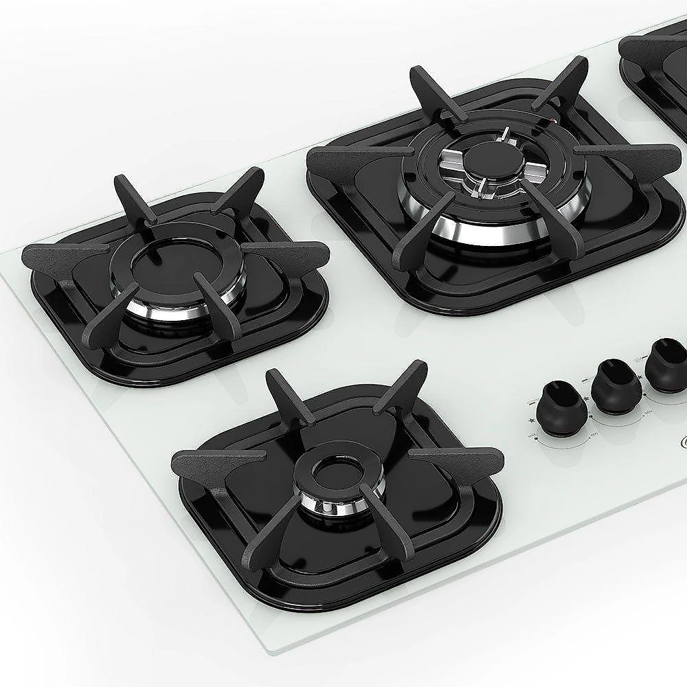 Fogão Cooktop Tripla Chama - 05 Bocas - Mueller Branco Bivolt