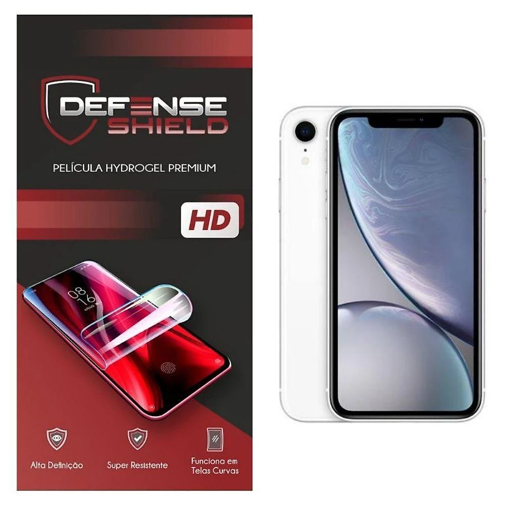 Pelicula Hydrogel Premium Para Iphone Xr Proteção Frontal + Verso Defense Shield