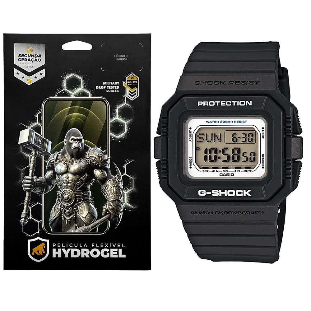 Película para Casio DW-D5500MR - Hydrogel HD - Gshield