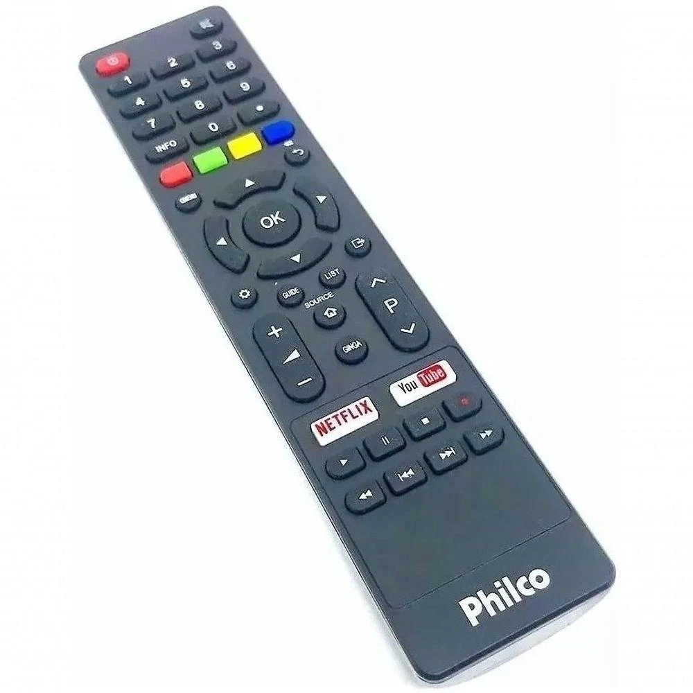 Controle Remoto Philco TV LED PTV49G50S PTV50E60S PTV55F61SNC Netflix Youtube