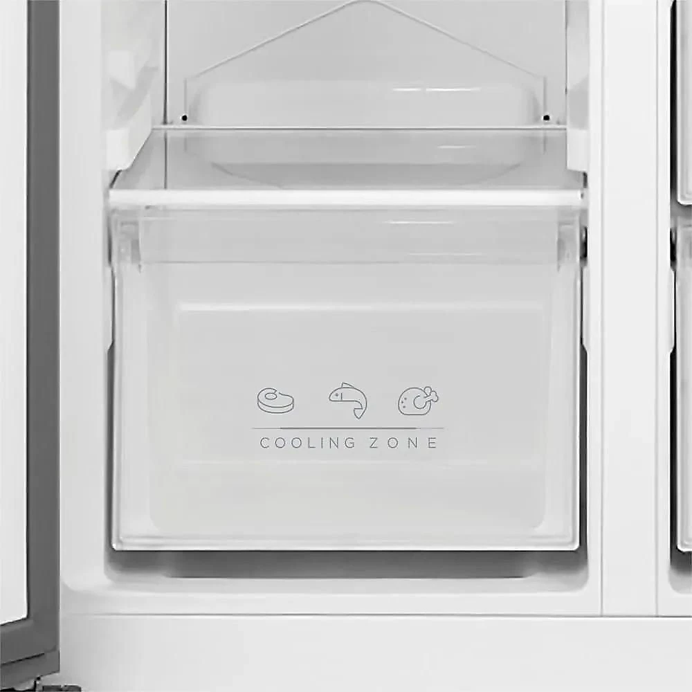 Geladeira Midea Side By Side 442L Inverter Conectada Inox MDRS5 127V
