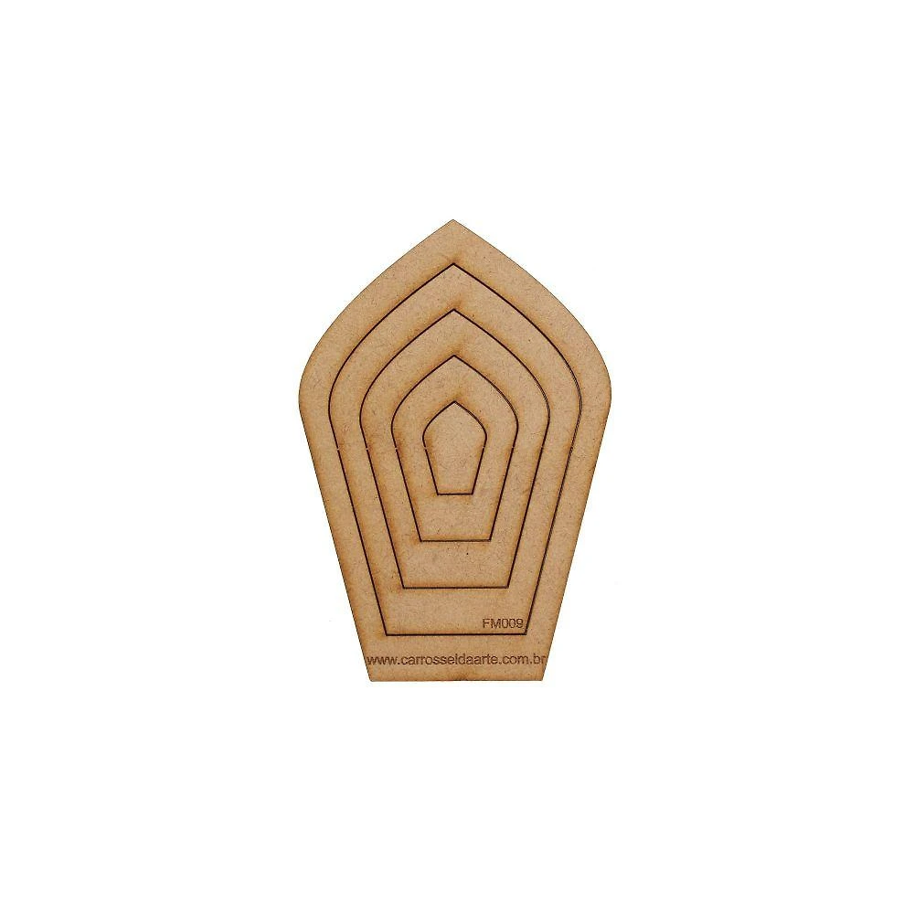 Gabarito Flor Mini Mdf Fm009