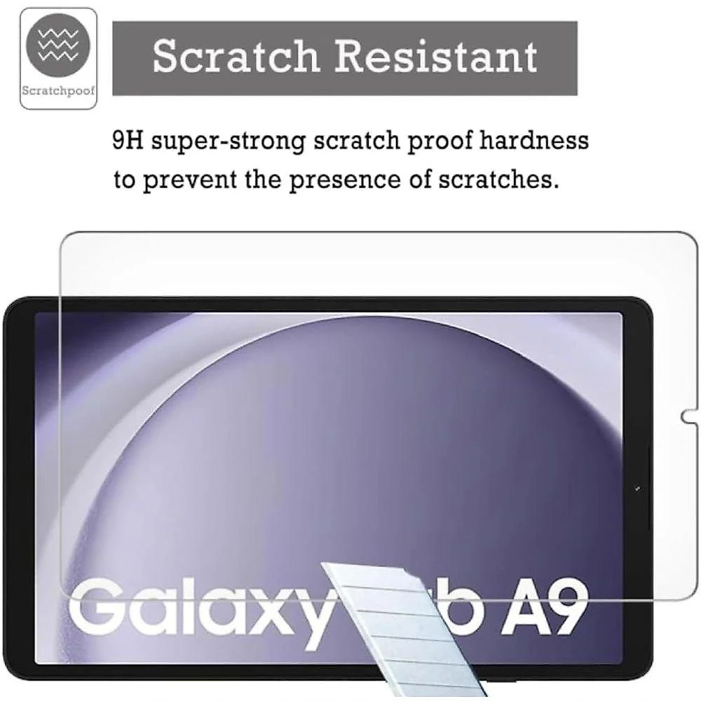 Capa Case Anti Impacto Compativel Tablet Samsung Galaxy Tab A9 8.7 Pol (x110 X115) + Película De Vidro Temperado 9h + Ca