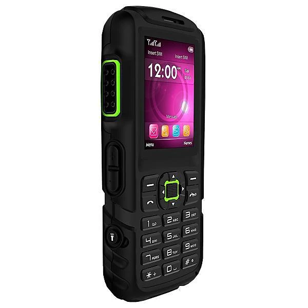 Miniatura Celular BLU Tank Mega Dual Tela 2.4 Câmera VGA  Preto/Verde Bluetooth - Preto - Celular - Blu - 32 mb - Tank - Vga - 2.4"