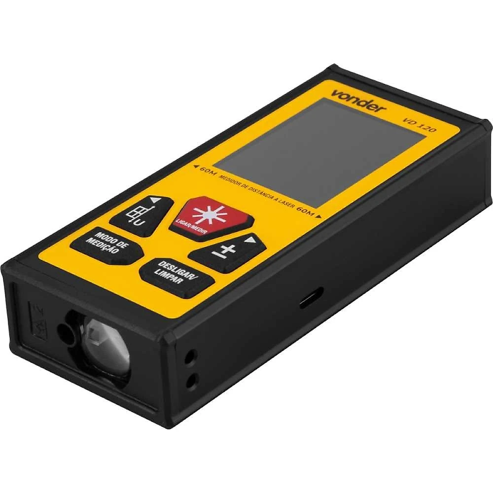 Medidor laser distância 120m bilateral vonder vd120 precisão