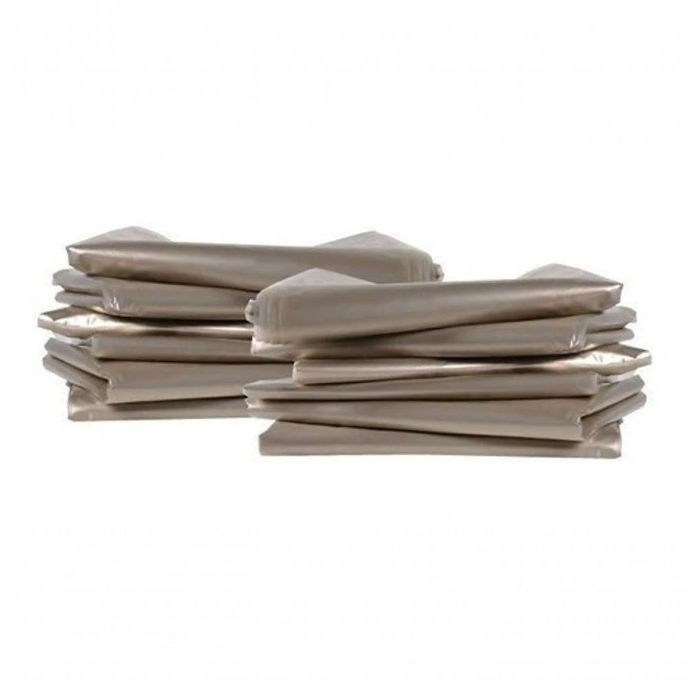 Kit Saco de Lixo Canela Transparente e Preto 120 l 2 Pacotes com 100 Unidades Higipack