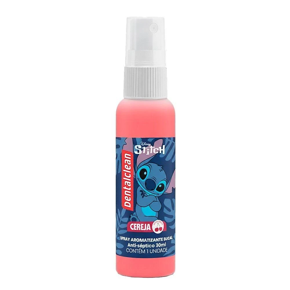 Kit 2 Spray Bucal Dentalclean Stitch Antisséptico Cereja 30ML