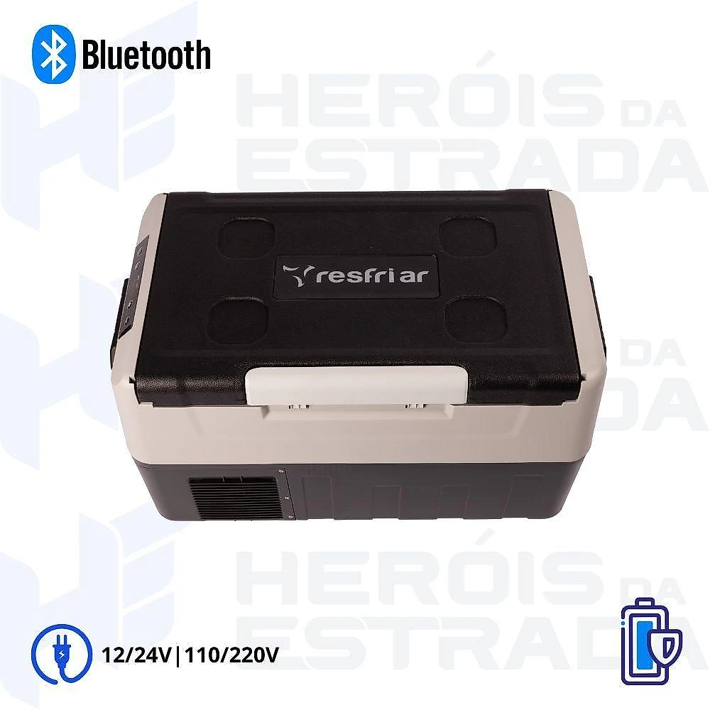 Geladeira Portátil 35 Litros Quadrivolt 12-24v|110-220v Resfri Ar