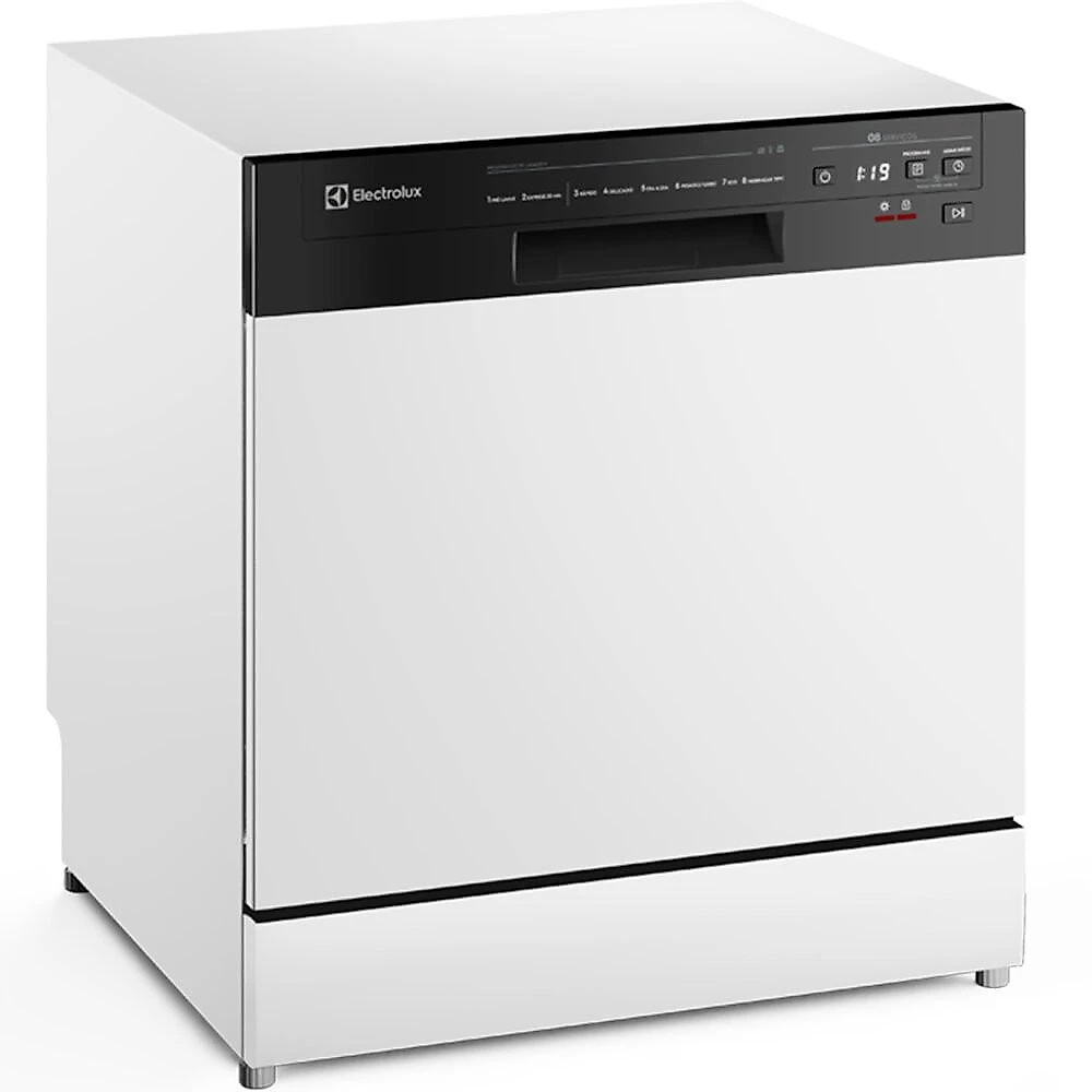 Lava-Louça Electrolux 8 Serviços Programa Lava e Seca 50 min, Branco - LB08E Branco - 110V