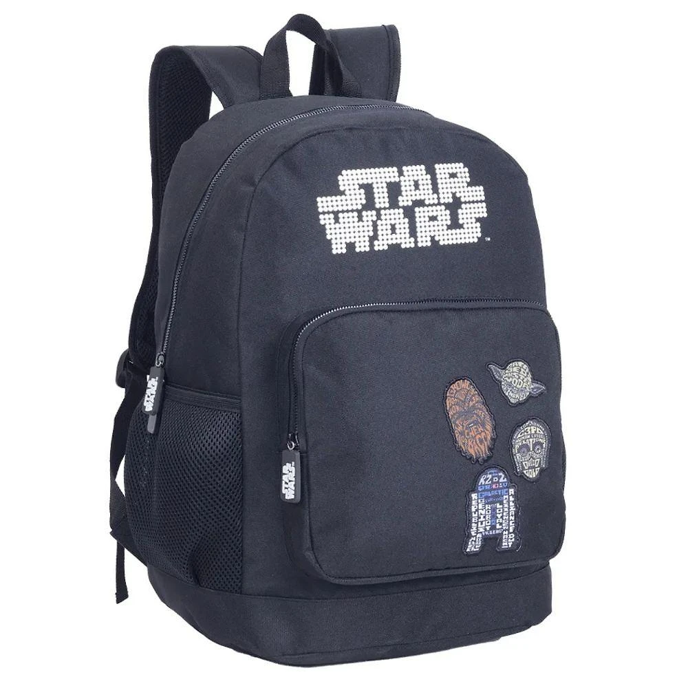 Mochila de Costas Escolar Juvenil Xeryus 14201 Preto Star Wars