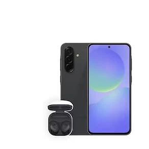 Smartphone Samsung Galaxy A36 5G Preto 128GB, 6GB RAM, Câmera Tripla até 50MP, Tela AMOLED 6.7", IP67, NFC, Recursos AI + Galaxy Buds FE – Grafite