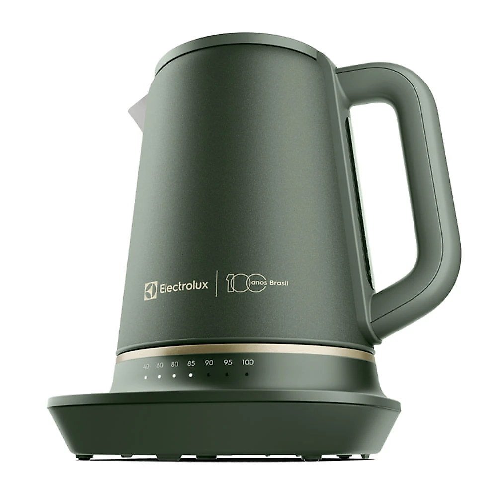 Chaleira Elétrica Electrolux 1,7L Verde Linha 100 Anos Celebre - EKP75 110