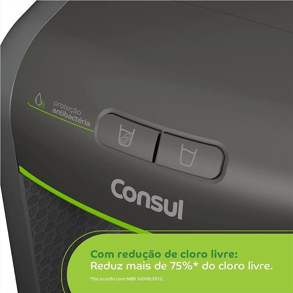 Purificador de Água para Bancada e Parede OEM CPB34AF Natural e Gelada Cinza Bivolt